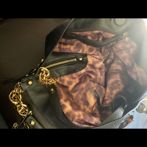 Vintage Stuart Weizman hand bag LARGE. Leather and calf - Picture 3 of 7